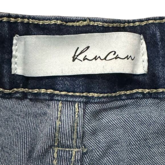 Kancan Skinny Stretch Jeans Mid-Rise Dark Wash Blue Denim Women's Size 27 - Picture 3 of 6